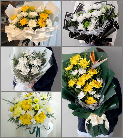 贵州毕节市纳雍县姑开乡姑开村白事花束代送